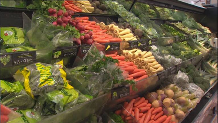 The biggest jump was in fruit and vegetables, up 20% compared to November 2021.