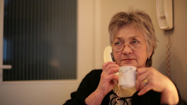 Those were the days... Someone's grandma in the 1980s.