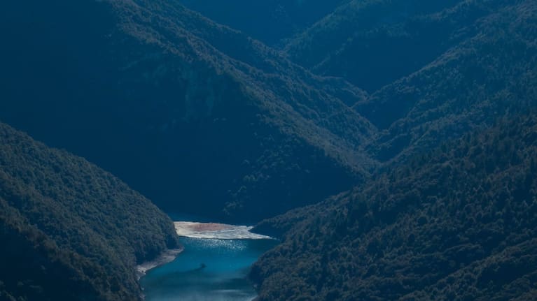 Lake Chalice sits below Mt Patriarch in the Richmond Ranges.