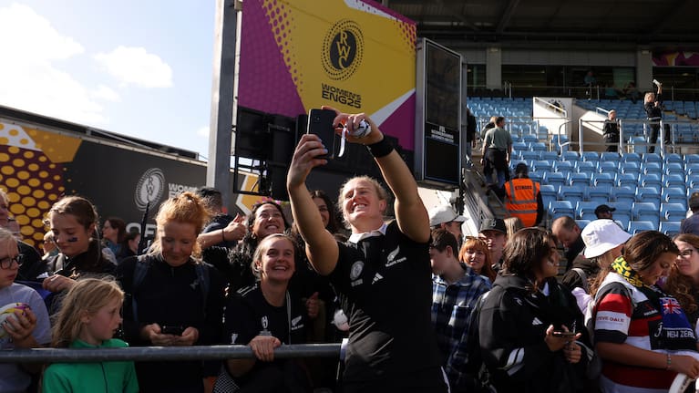 Laura Bayfield after the win over South Africa