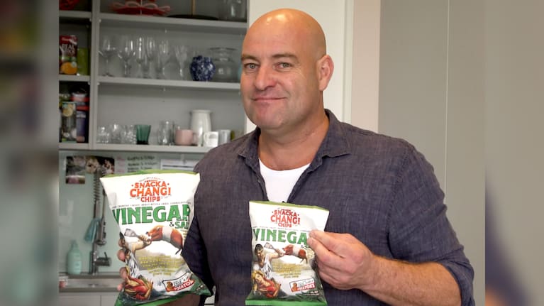 The comedian delved into business with his Wakachangi lager line and Snackachangi chip range.
