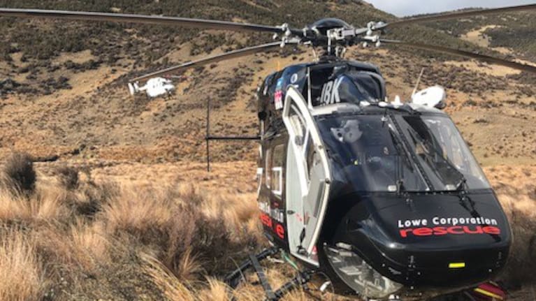 The Lowe Corporation Rescue Helicopter Service, along with Palmerston North Rescue Helicopter and Greenlea Rescue Helicopter, responded to a chopper crash at Ngamatea Station in the Kaweka Ranges.