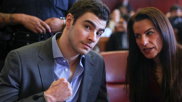 Luigi Mangione appears in Manhattan Criminal Court in New York. (Source: Pool Photo via AP)