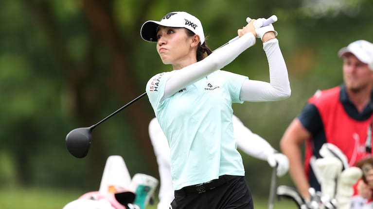 Lydia Ko during the third round of the LPGA event in Thailand.