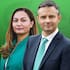 Marama Davidson (left) and James Shaw (right).