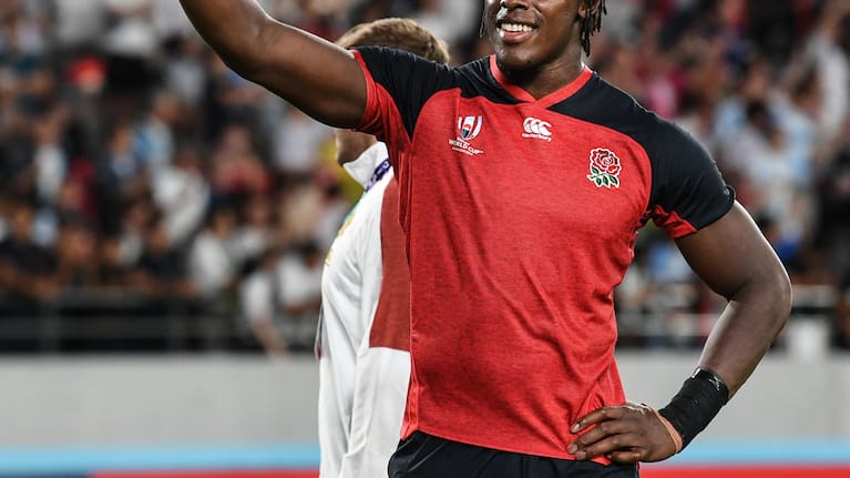Maro Itoje. England v Argentina. Pool C rugby union match. Rugby World Cup 2019. Tokyo Stadium, Tokyo, Japan. Saturday 5 October 2019. © image by Andrew Cornaga / www.Photosport.nz