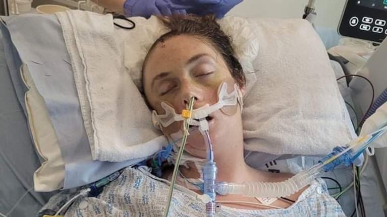Mary was in a coma for 12 days after her accident.