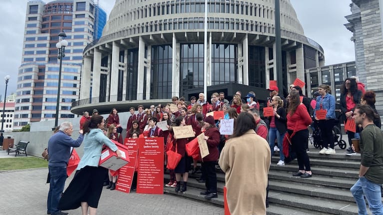 National MP Nicola Willis accepts a petition calling for inquiries into dyslexia and neurodiversity in New Zealand.