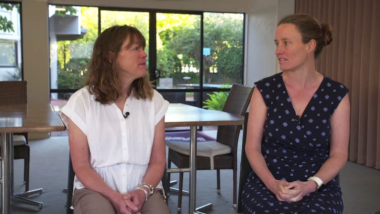 Nelson Hospital head of obstetrics and gynaecology Dr Claudia Hays, left, and senior doctor and consultant Dr Adelle Hanna.