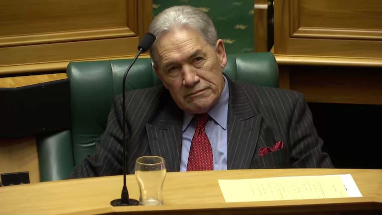New Zealand First leader Winston Peters.