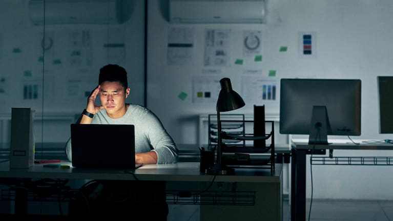 An office worker (file photo)