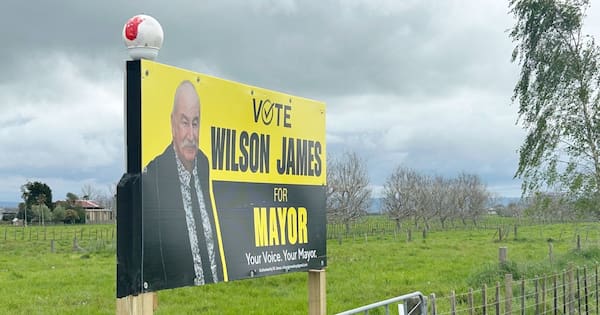 Wilson! Mystery prankster adorns election signs