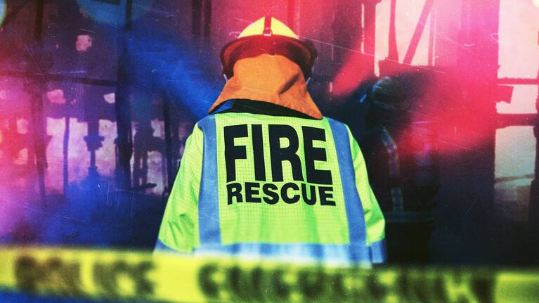 One person was treated by ambulance staff for minor burns after a house fire in Bainesse, Manawatū, last night.