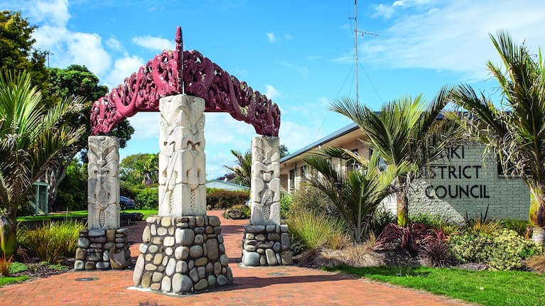 Ōpōtiki District Council building.