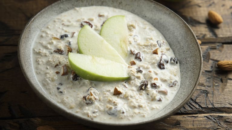 Half a cup of oats has as much protein as an egg.