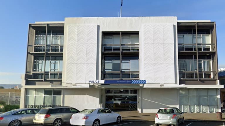 Palmerston North Central police station.