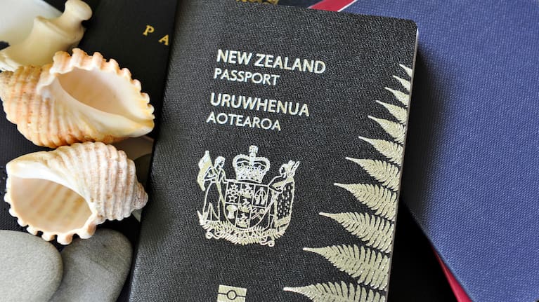 A New Zealand passport will take you far, but not if you drop it in the sea.