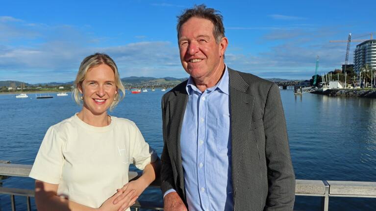Peter and Amy Bourke of Hauraki Express want to start a commuter ferry service in Tauranga.