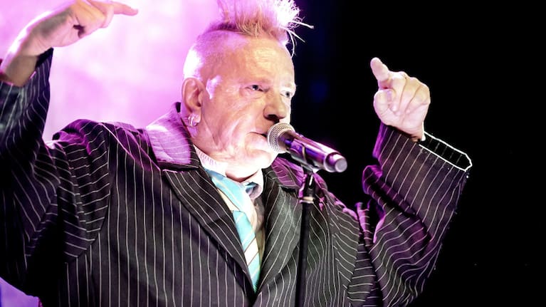 John Lydon (formerly Johnny Rotten) survived the punk years and is pictured performing with PiL, London, 2023. (Photo by Gus Stewart/Redferns/Getty Images.)