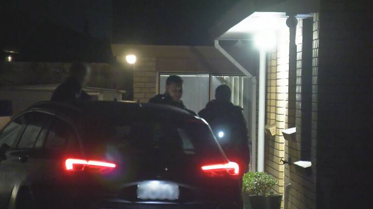 Police at the scene in Auckland's Manurewa.