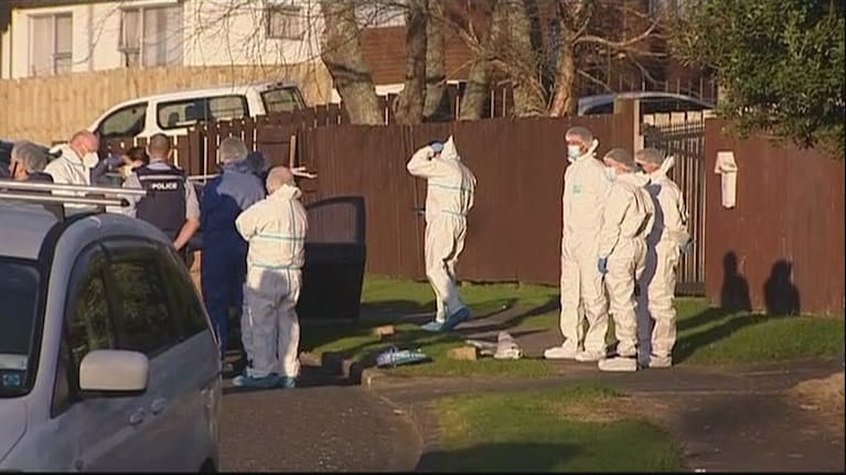 Police in Clendon Park.