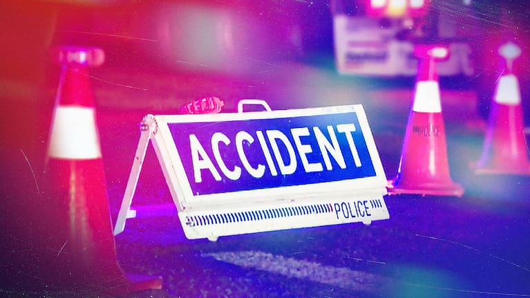 Police said a vehicle left the road and entered a creek on Papakura-Clevedon Rd shortly before 7pm yesterday.