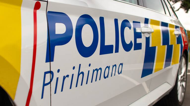 Police respond to ram raids in Hamilton.