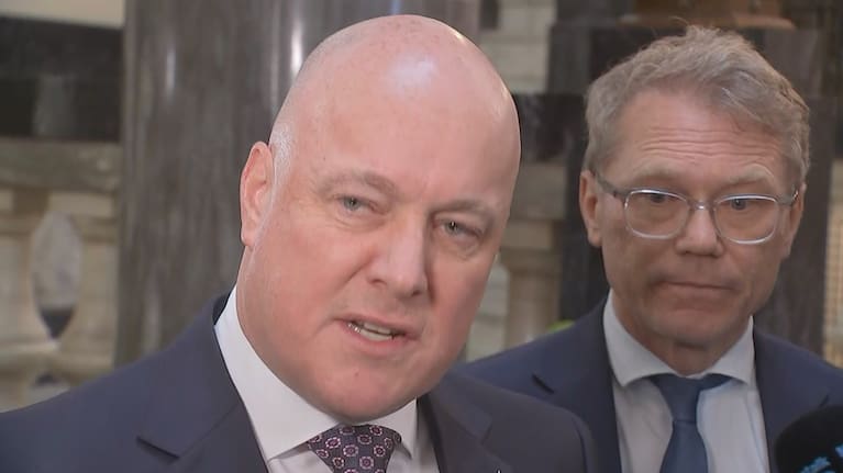 Prime Minister Christopher Luxon and Justice Minister Paul Goldsmith