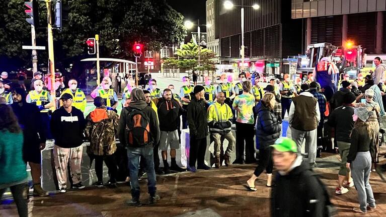 Protest at Parliament on Wednesday 2 March.