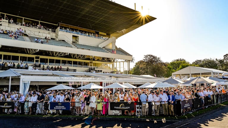 Punters at the 2022 Karaka Millions
