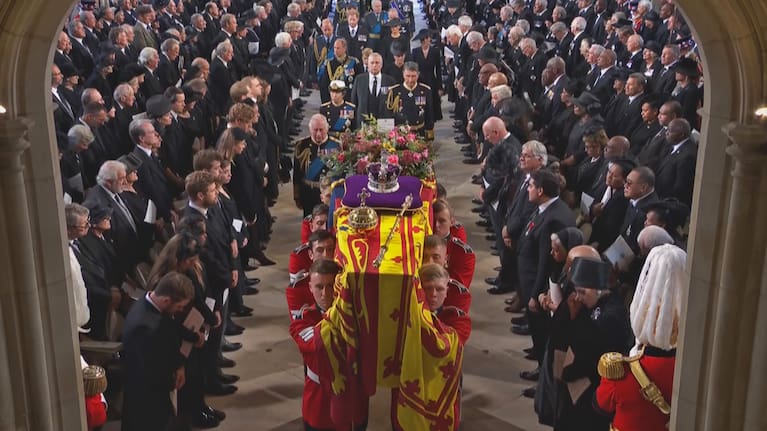 Britain and the world have said a final goodbye to the long-serving monarch.