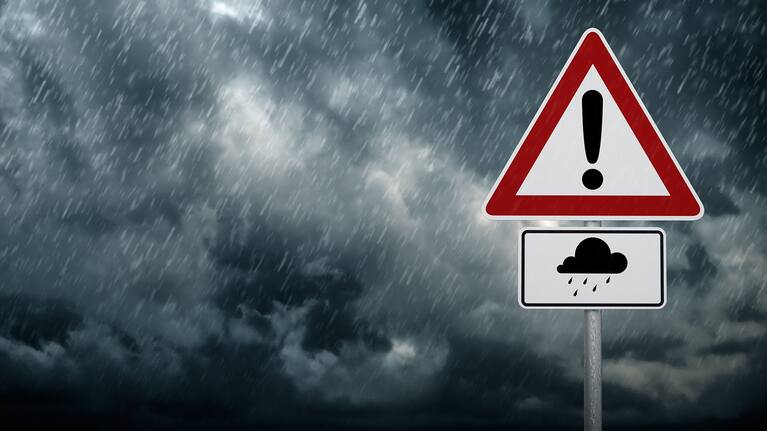 Rainy weather (file image).