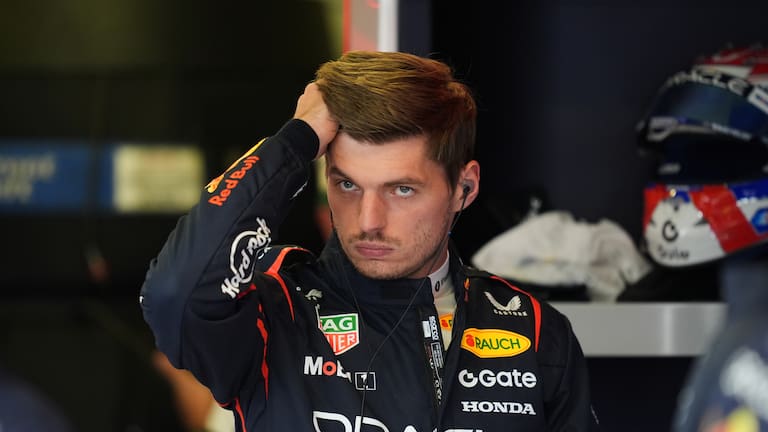 Red Bull driver Max Verstappen of the Netherlands prepares for a practice session for the Formula One Mexico Grand Prix auto race at the Hermanos Rodriguez racetrack in Mexico City, Friday, Oct. 24, 2025.