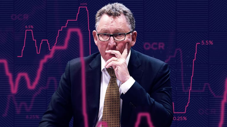 Reserve Bank Governor Adrian Orr (composite image)