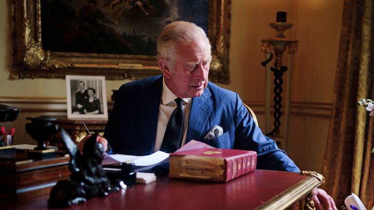 Royal family releases new image of King Charles III.