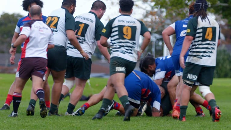People playing rugby (file picture).