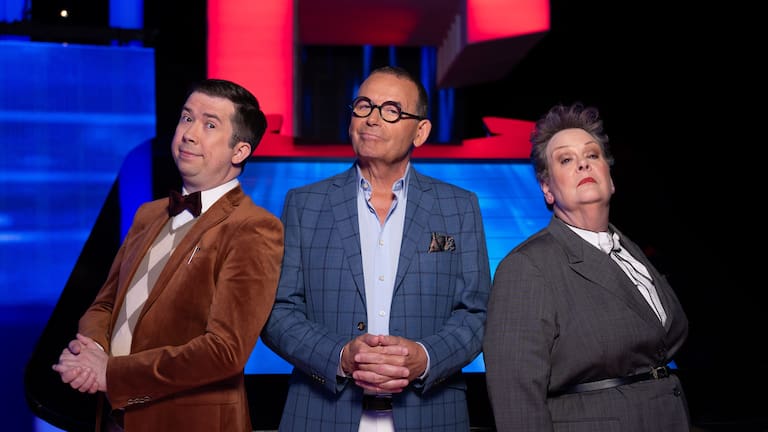 Schultz and Paul Henry with Chasers Issa (Supernerd) Schultz and Anne (The Governess) Hegerty.,