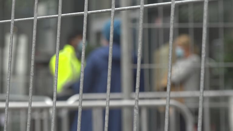 Security at a managed isolation facility.