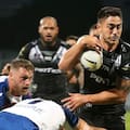 Shaun Johnson in action for the Kiwis 2019.