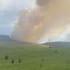 Smoke rises from a fire at Cape Maria van Diemen, near Cape Reinga.
