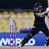 Sophie Devine of New Zealand bats as wicket keeper Nigar Sultana Joty of Bangladesh looks on during the ICC Women's Cricket World Cup India 2025 match between New Zealand and Bangladesh at Barsapara Cricket Stadium on October 10, 2025 in Guwahati, India.