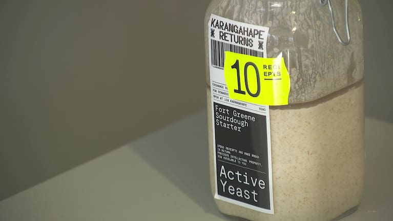 Sourdough starter donated by Fort Greene owner Liam Fox.