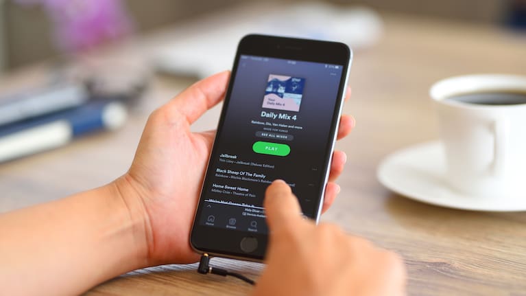 Spotify app (file picture).