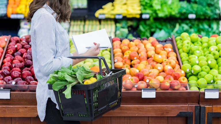 Supermarket shopper (file picture).