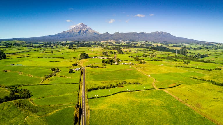 Taranaki farmland (file photo).