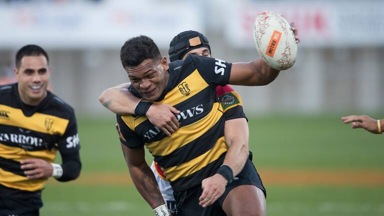 Seta Tamanivalu, Taranaki v Waikato. Mitre 10 Cup rugby union, Ranfurly Shield challenge. Yarrow Stadium, New Plymouth. 9 September 2018. Copyright Image: Andy Jackson / www.photosport.nz