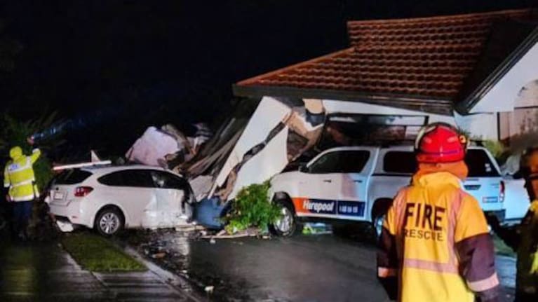 Tauranga landslide. (Source: SunLive).
