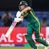 Tazmin Brits of South Africa bats during the ICC Women's Cricket World Cup India 2025 match between New Zealand and South Africa.