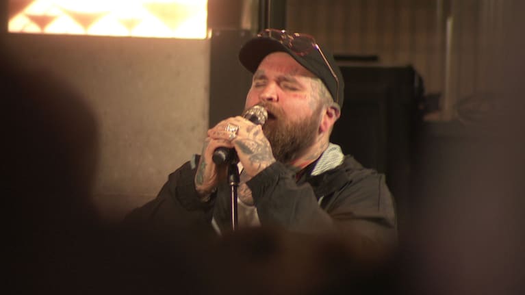 Teddy Swims performs at Commercial Bay.