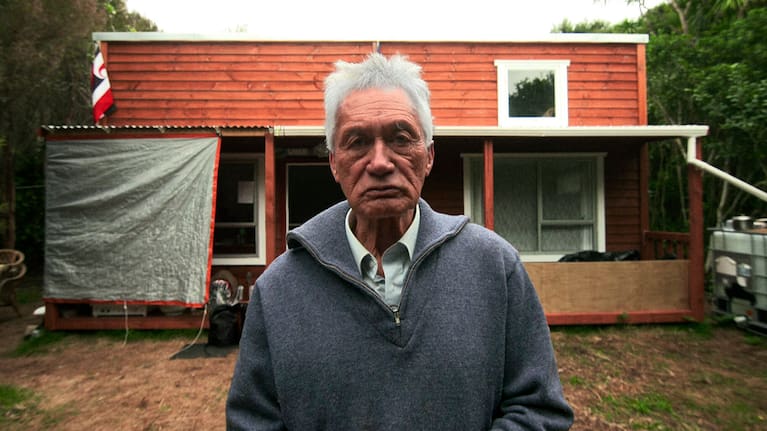 The 84-year-old, who became an ONZM in 2018, moved back onto the island in March and he plans to spend the rest of his days there.